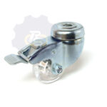 D50 H70 40KG Pasukamas ratukas su stabdžiu, su kiauryme varžtui M8, M10