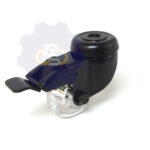 D50 H70 40KG Pasukamas ratukas su stabdžiu, su kiauryme varžtui M8, M10