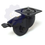 D50 H70 50KG Pasukamas ratukas su stabdžiu, su plokštele 60x60