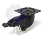 D50 H70 40KG Pasukamas ratukas su stabdžiu, su plokštele 60x60