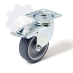 D75 H100 60KG Pasukamas ratukas su stabdžiu, su plokštele 60x60