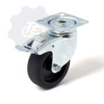 D75 H100 60KG Pasukamas ratukas su stabdžiu, su plokštele 60x60