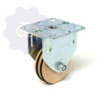 D50 H70 40KG Fiksuotas ratukas su plokštele 56x56