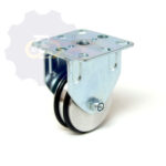 D50 H70 40KG Fiksuotas ratukas su plokštele 56x56