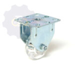 D50 H70 40KG Fiksuotas ratukas su plokštele 56x56