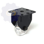 D50 H70 40KG Fiksuotas ratukas su plokštele 56x56