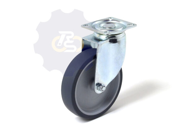 D125 H160 100KG Pasukamas ratukas su plokštele 77x67