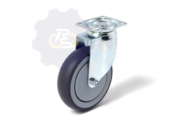 D125 H160 100KG Pasukamas ratukas su plokštele 77x67