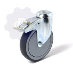 D150 H184 130KG Pasukamas ratukas, su kiauryme varžtui M10, M12