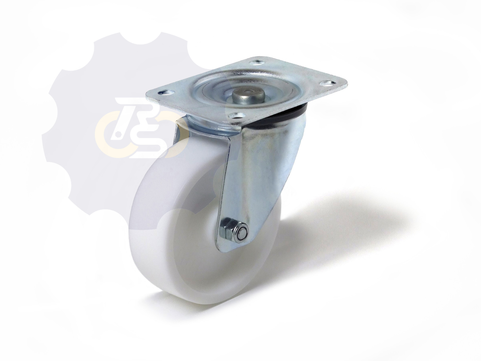 D100 H125 150KG Pasukamas ratukas su plokštele 105x80