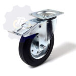 D200 H235 205KG Pasukamas ratukas su stabdžiu, su plokštele 135x110