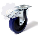 D200 H235 400KG Pasukamas ratukas su stabdžiu, su plokštele 135x110