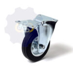 D100 H125 70KG Fiksuotas ratukas su plokštele 100x85