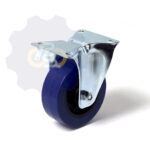 D100 H125 150KG Fiksuotas ratukas su plokštele 100x85