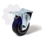 D100 H125 180KG Fiksuotas ratukas su plokštele 100x85