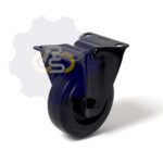 D100 H125 150KG Fiksuotas ratukas su plokštele 100x85