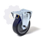 D125 H155 200KG Fiksuotas ratukas su plokštele 100x85