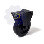 D125 H155 200KG Fiksuotas ratukas su plokštele 100x85