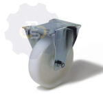 D160 H190 350KG Fiksuotas ratukas su plokštele 138x115