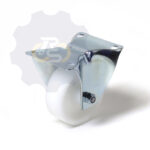 D80 H100 110KG Fiksuotas ratukas su plokštele 100x85