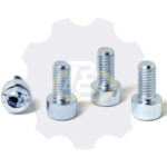 4 vienetai – M10x20 Zn Varžtas cilindrine galva, cinkuotas