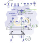 4 vienetai – M10x20 Zn Varžtas cilindrine galva + 4 vienetai – NEM10 x 13 Įkalama veržlė