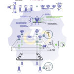 4 vienetai – M10x20 Zn Varžtas cilindrine galva + 4 vienetai – NEM10 x 13 Įkalama veržlė