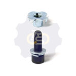 M10 x 30 Sw Varžtas cilindrine galva + spyruoklinė poveržlė + poveržlė + NEM10 x 13 Įkalama veržlė