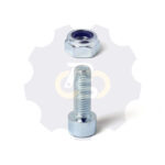 M10x30 Zn Varžtas cilindrine galva + N10S Veržlė