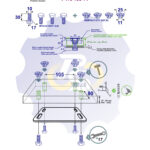 4 vienetai – M10x30 Zn Varžtas šešiakampe galva + 4 vienetai – NEM10 x 13 Įkalama veržlė