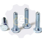4 vienetai – M10x40 Zn Varžtas šešiakampe galva, cinkuotas