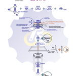 M10 x 40 Zn Varžtas šešiakampe galva + spyruoklinė poveržlė + poveržlė + O30/10 poveržlė + N10S Veržlė