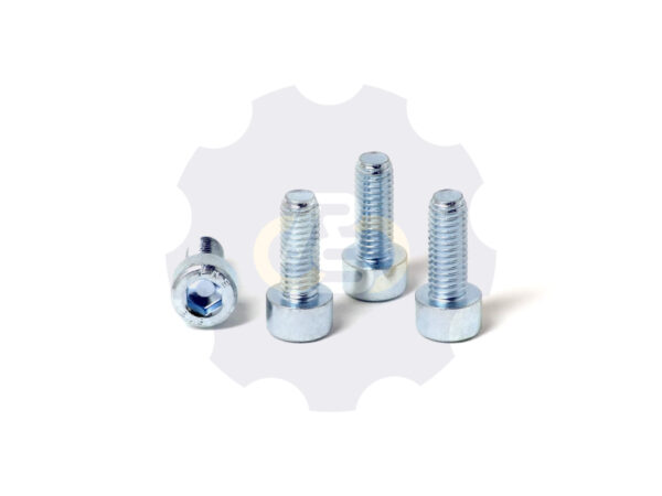 4 vienetai – M6 x 16 Zn Varžtas, cilindrine galva, cinkuotas