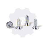 4 vienetai – M6 x 16 Zn Varžtas įleidžiama galva, cinkuotas