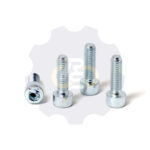 4 vienetai – M6 x 20 Zn Varžtas, cilindrine galva, cinkuotas