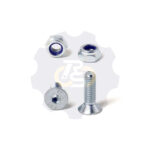 2 vienetai – M6 x 20 Zn Varžtas įleidžiama galva + 2 vienetai – N6S Veržlė