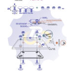4 vienetai – M6 x 25 Zn5 Varžtas, kupolo galva + 4 vienetai – N6S Veržlė