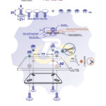 4 vienetai – M8 x 25 Zn5 Varžtas, kupolo galva + 4 vienetai – N8S Veržlė