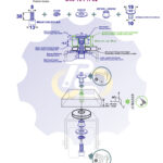 M8 x 30 Zn Varžtas cilindrine galva + spyruoklinė poveržlė + poveržlė + kiaurymės sumažinimo įvorė + NT M8 x 16 Zn T-formos veržlė