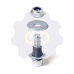 M8 x 30 Zn Varžtas cilindrine galva + spyruoklinė poveržlė + poveržlė + kiaurymės sumažinimo įvorė + O24/8 poveržlė + N8S Veržlė