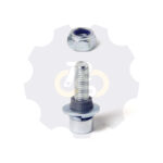 M8 x 30 Zn Varžtas cilindrine galva + spyruoklinė poveržlė + poveržlė + kiaurymės sumažinimo įvorė + N8S Veržlė