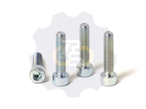 4 vienetai – M8x35 Zn Varžtas cilindrine galva, cinkuotas