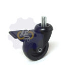 D50 H64 40KG Pasukamas ratukas su stabdžiu, su varžtu M10