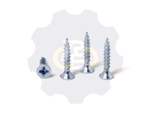 4 vienetai – WS 3.5 x 20 Zn Medsraigtis, cinkuotas