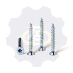 4 vienetai – WS 4 x 35 Zn Medsraigtis, cinkuotas