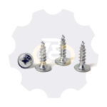 4 vienetai – WS 5 x 20 Zn Medsraigtis, cinkuotas