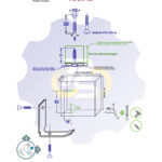 2 vienetai – WS 5 x 30 St Medsraigtis, nerūdijančio plieno