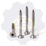 4 vienetai – WS 5 x 50 St Medsraigtis, nerūdijančio plieno