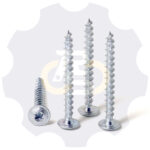 4 vienetai – WS 6 x 60 Zn Medsraigtis, cinkuotas